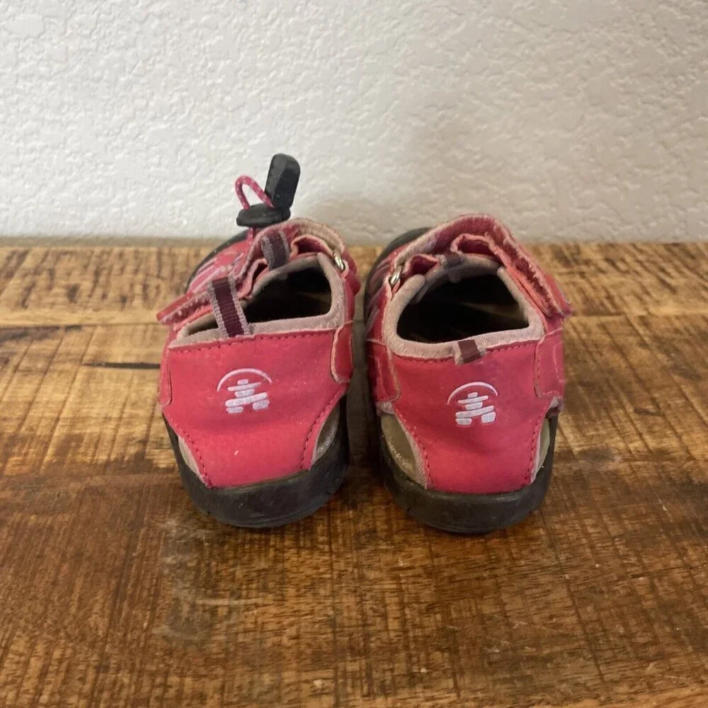 Kamik Girls Kids Pink Crab Water Shoes Sandals Size 10 Toddler Outdoor Hiking